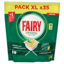 Fairy Pastiglie Lavastoviglie Original All in One, Detersivo Piatti Limone, 35 Capsule 473 g